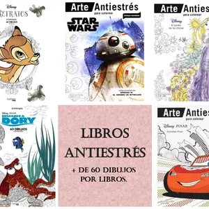 Imagen de portada para Ebook Libros Antiestres, Arte terapia Disney 