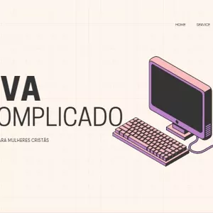 Imagem de capa para o Ebook CANVA DESCOMPLICADO PARA MULHERES CRISTÃS