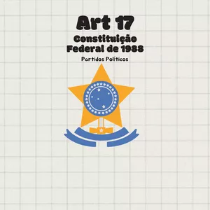 Imagem de capa para o Ebook Mapa Mental Art 17 CF 1988