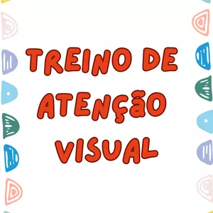 Imagem de capa para o Ebook TREINO DE ATENÇÃO VISUAL