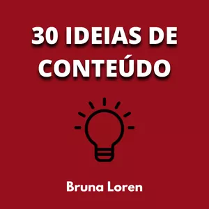 Imagem de capa para o Ebook 30 ideias de conteúdo para seu Instagram