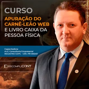 Imagem do curso APURAÇÃO DO CARNÊ-LEÃO WEB E O LIVRO CAIXA DA PESSOA FÍSICA