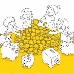 Planilha Dinheiro divertido – Educação financeira para crianças de 7 a 12 anos