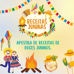 Imagem de capa para o Ebook APOSTILA RECEITAS JUNINAS