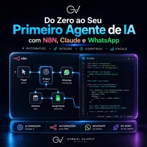 Imagem do curso Do Zero ao Seu Primeiro Agente de IA com N8N, Claude e WhatsApp