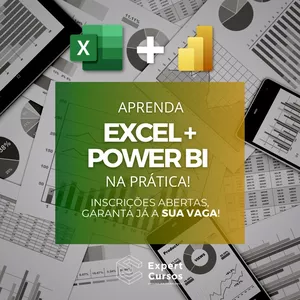 Planilha Cursos de Excel e Power BI
