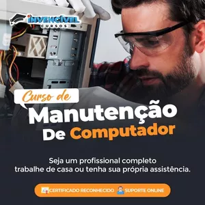 Imagem de capa para o Curso online Manutenção de Computador 