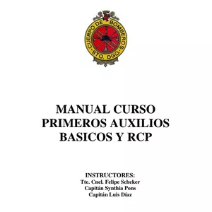 Imagem principal do produto Manual de Primeros Auxilios y RCP