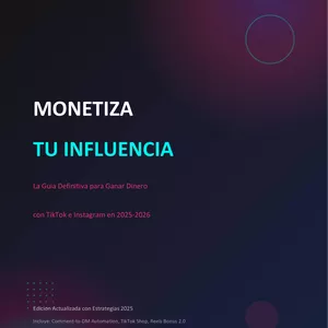 Imagen de portada para Ebook Monetiza tu influencia 2026