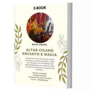 Imagem de capa para o Ebook Altar Cigano: Encanto e Magia
