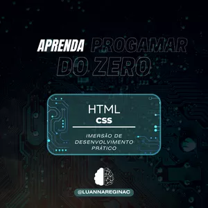 Imagem de capa para o Curso online HTML & CSS