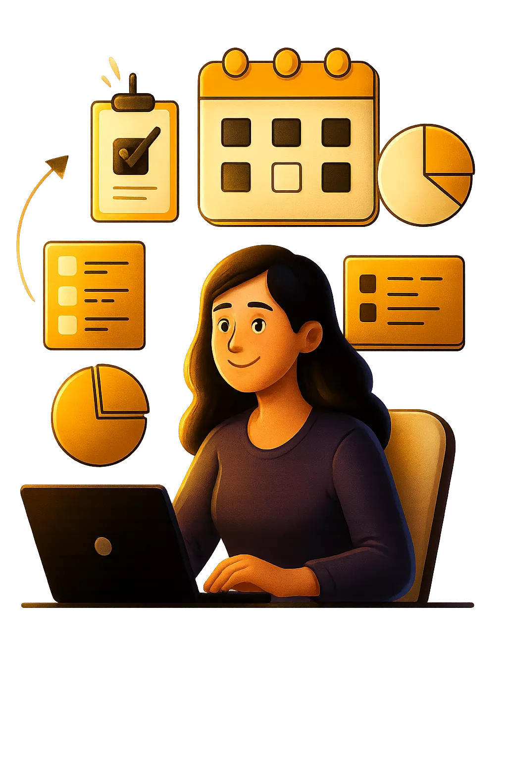 Ilustração Gestão de Projetos