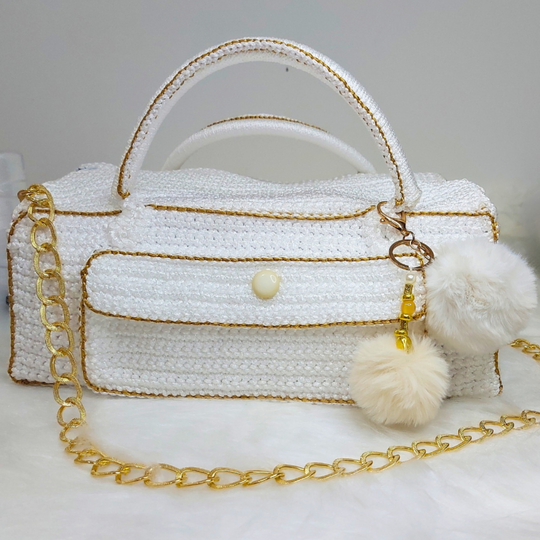 Bolsa Maternidade em Crochê por Karen Crochê