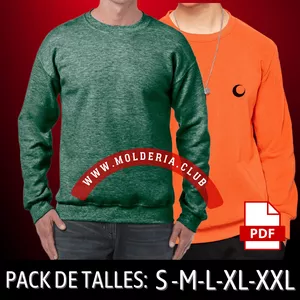 Imagen de portada para Curso online  Patrón de Costura Hoodie Buzo Básico de Hombre