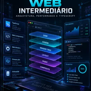 Imagem do curso Desenvolvimento Web Intermediário: Arquitetura, Performance e TypeScript