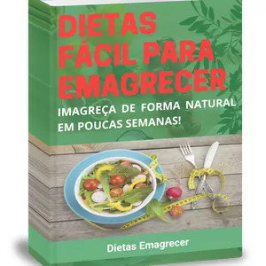 Imagem de capa para o Ebook Dietas fácil para emagrecer 