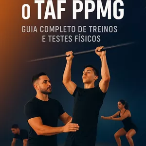 Imagem de capa para o Ebook 📘 E-book Preparatório para o TAF da PPMG