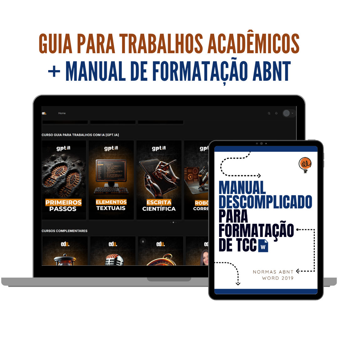 Imagem de Curso Guia para Trabalhos Acadêmicos + Manual de Formatação [bônus] criado por ESCOLA DO UNIVERSITÁRIO na hotmart