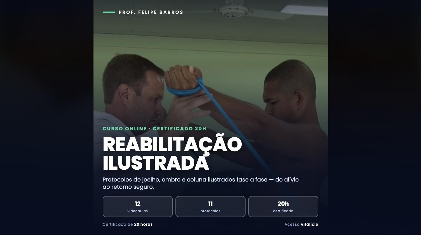 Imagem do curso Reabilitação Ilustrada