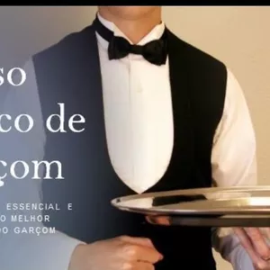 Imagem de capa para o Ebook Curso Básico de Garçom 
