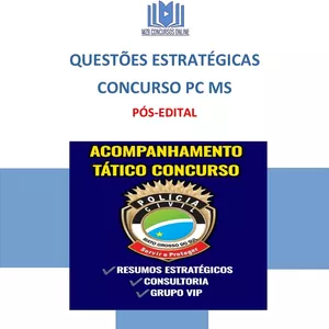 QUESTÕES ESTRATÉGICAS CONCURSO PC-MS