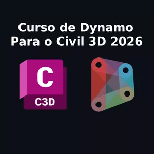 Imagem de capa para o Curso online Dynamo do Básico ao Avançado Para o Civil 3D