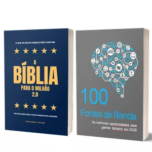Imagem de capa para o Ebook A BÍBLIA PARA O MILHÃO 2.0 + 100 FONTES DE RENDA EXTRA