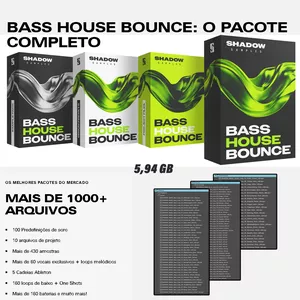 Imagem de capa para o Ebook Shadow Samples Bass House Bounce The Complete Bundle