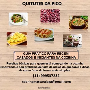 Imagem de capa para o Ebook Guia Prático para recém casados e iniciantes na cozinha