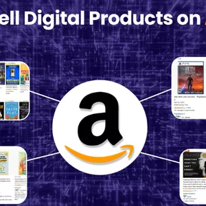 Cover image for Ebook How to Sell Digital Products on Amazon (USA) [60 PAGES]