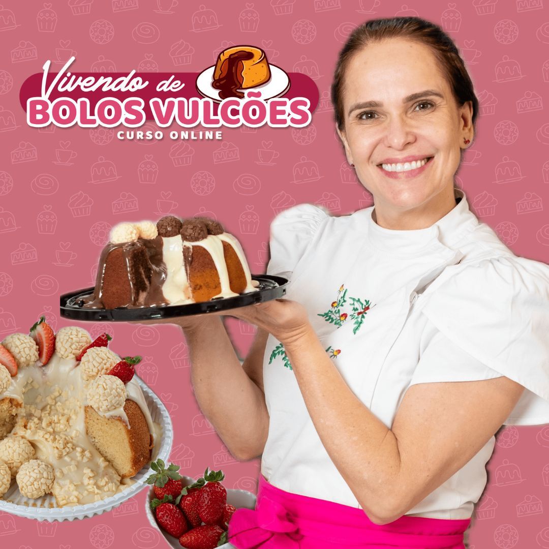 Imagem do curso Vivendo de Bolos Vulcões