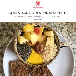 Imagem de capa para o Ebook Cozinhando Naturalmente