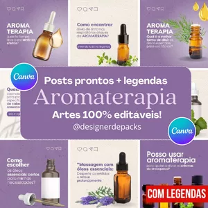 Imagem do curso CANVA PACK AROMATERAPIA