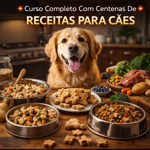 Curso Completo Com Centenas De Receitas Para Cães