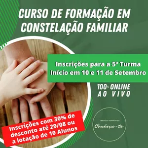 Imagem de capa para o Evento online Formação em Constelação Familiar - Turma 5