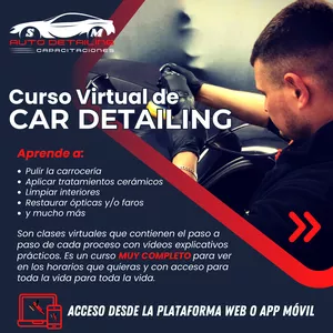 Imagen de portada para Ebook Curso Online de Auto Detailing 🚘✨ "APRENDE A DETALLAR COMO UN PROFESIONAL" 🔥