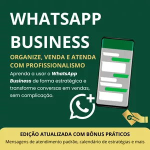 Imagem de capa para o Ebook WhatsApp Business - uma ferramenta de vendas real