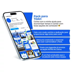 Imagem do curso Pack Canva - TDAH