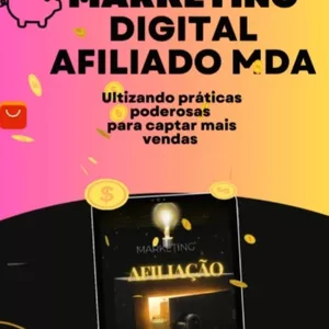 Imagem de capa para o Ebook E-book Marketing digital afiliado MDA 
