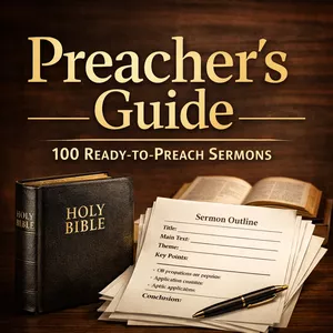 Cover image for Ebook Preacher’s Guide — 100 Ready-to-Preach Sermons