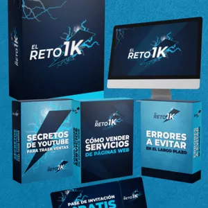 Imagen de portada para Curso online RETO 1K - (1 Estrategia que permite generar $1,000 Dólares al Mes vendiendo Productos Digitales de otras Personas y Ganando un 80% de Comisión)