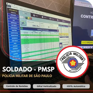 Imagem do curso Planilha do Aprovado - PM-SP - Soldado