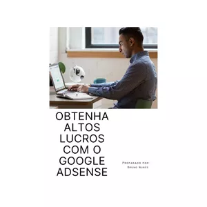 Imagem de capa para o Ebook Lucros do Google AdSense