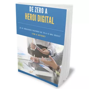 Imagem de capa para o Ebook De Zero a Heroi Digital