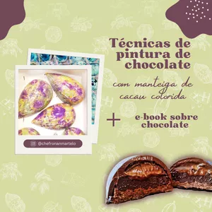 Curso Técnica de pintura de chocolate com manteiga de cacau