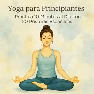 Imagen de portada para Ebook Yoga para Principiantes: 20 Posturas en 10 Minutos al Día