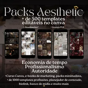 Imagem de capa para o Curso online Packs aesthetic