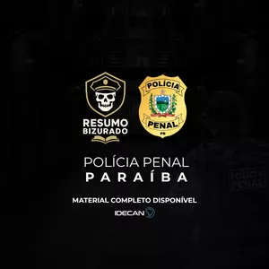 Imagem de capa para o Curso online Polícia Penal da Paraíba: Material Completo