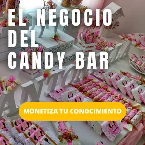 Imagen de portada para Curso online EL NEGOCIO DEL CANDY BAR - CURSO ONLINE