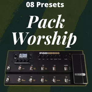 Imagem de capa para o Curso online PACK WORSHIP - FENDER - POD HD 500